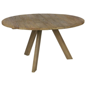 Jedálenský stôl z brestového dreva De Eekhoorn Tondo, ⌀ 140 cm