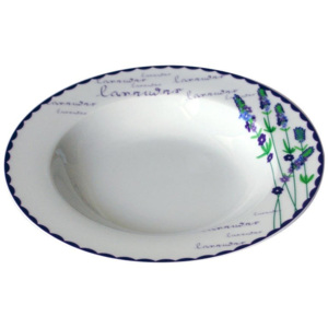 Keramický hlboký tanier Levanduľa 21,5 cm