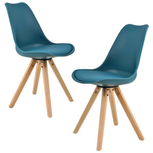 [en.casa]® Dizajnová stolička "Annika" HTMS-2861 - 2 ks