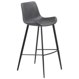 Sivá barová stolička DAN–FORM Hype