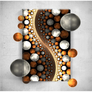 Nástenný 3D obraz Mosticx Balls Universe, 40 × 60 cm