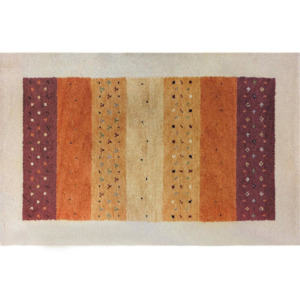 0,74 x 1,24 m - Vlnený koberec Gabbeh 28 terakota