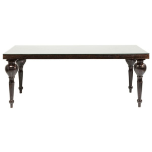 Jedálenský stôl v medenej farbe z mangového dreva Kare Design Louis, 200 × 100 cm
