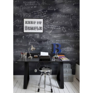 Vliesová tapeta Mr Perswall - Black Board 360 x 265 cm