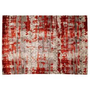 0,71 x 1,40 m - Luxusný 3D koberec Signatur Fusion 656 červený