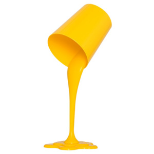 Žltá stolová lampa Homemania Ximena