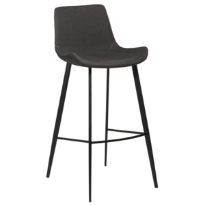 Antracitovosivá barová stolička DAN-FORM Denmark Hype