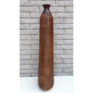 Váza hnedá mangové drevo Bahama 77 cm