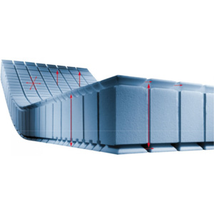 Air Dream 2000 penový matrac, Hülsta - 80x200 cm - tvrdosť 1 – mäkký
