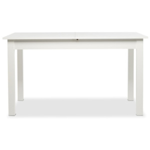 Biely rozkladací jedálenský stôl Intertrade Coburg, 70 × 140 cm