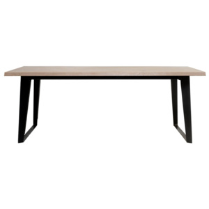Jedálenský stôl z dreva bieleho duba Unique Furniture Novara