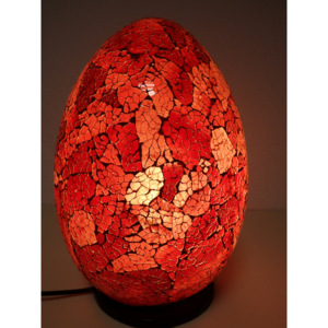 Stolná lampa ART červená , EGG - M
