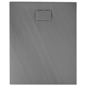 SAPHO - ATIKA sprchová vanička, litý mramor, obdĺžnik 120x90x3,5cm, šedá, dekor kameň (AK025)