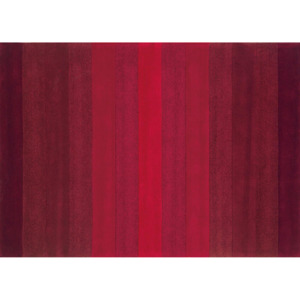 0,80 x 1,60m - Vlnený červený koberec Handloom 213