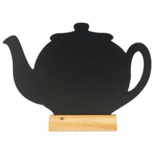 Set popisovacej tabule na stojane a kriedovej fixky Securit® Silhouette Teapot