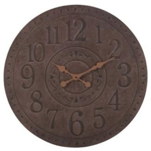 Kovové nástenné hodiny Metal Arabic - Ø 60 * 6cm