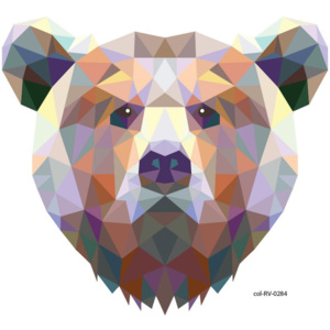 Samolepka Ambiance Origami Bear