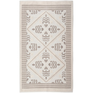 Krémový bavlnený koberec Floorist Flair, 100 × 200 cm