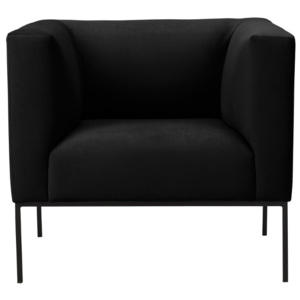 Čierne kreslo Windsor & Co Sofas Neptune