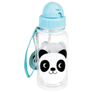 Detská fľaša so slamkou Rex London Miko The Panda, 500 ml
