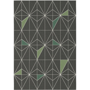 Kusový koberec Franko čierny, Velikosti 80x150cm