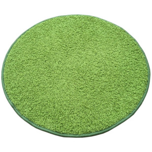 Okrúhly koberec SHAGGY zelený