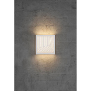 Nordlux MAZE STRAIGHT | dizajnová vonkajšia nástenná lampa Farba: Biela