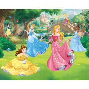 3D tapeta pre deti Walltastic - Disney princezné 2 305 x 244 cm