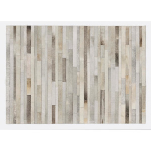 1,20 x 1,80 m - Kožený koberec Montana Royal 393 šedý
