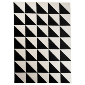 Kusový koberec Ned čierny, Velikosti 120x170cm