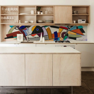 Kuchynská tapeta zástena KitchenWalls - Design Collection AG001 (300 x 60 cm)