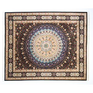 2,50 x 3,00 m - Orientálny koberec Indo-Täbriz hodváb