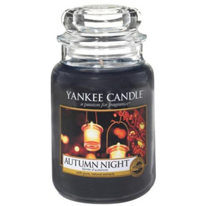 Sviečka v sklenenej dóze Yankee Candle Jesenná noc, 623 g