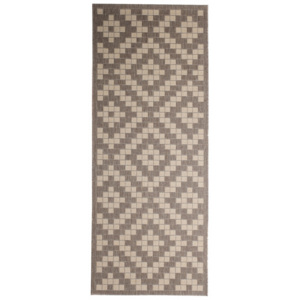 Kusový koberec Panama hnedý atyp, Velikosti 80x200cm
