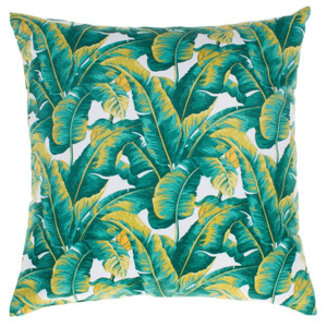 Goldea dekoratívny povlak na vankúš Loneta vzor 30 tropické listy 35 x 45 cm