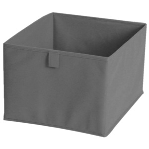 Sivý textilný úložný box JOCCA, 30 × 30 cm