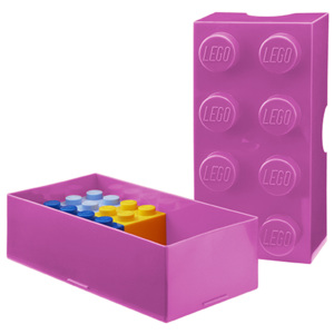 LEGO® Storage Box na desiatu - ružový