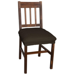 Multielastické poťahy Carla hnedé stoličky 2 ks 40 x 40 cm