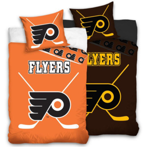 Bavlnené posteľné obliečky NHL Philadelphia Flyers