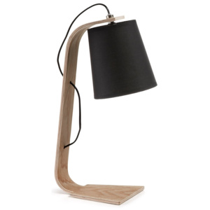 Čierna stolová lampa La Forma Percy