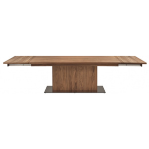 ET 1500 Jedálenský stôl so stredovou podnožou rozťahovací, Hülsta - obojstranne o 55cm - 200 x 95 cm - 75 cm