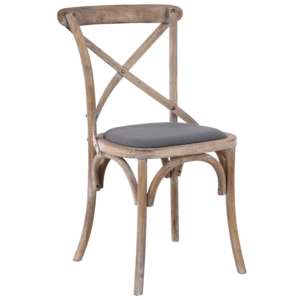 Drevená stolička s polstrovaním - 45 * 50 * 90 cm