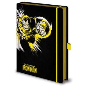Marvel Retro - Iron Man Mono Premium Zápisník