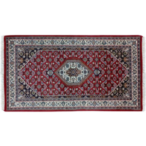 0,90 x 1,60 m - Orientálny koberec Mirzapur Bidjar rot/creme