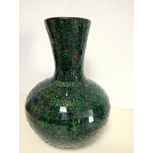 Váza zelená guľatá 45 cm