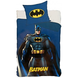 Setino · Bavlnené posteľné obliečky - posteľná bielizeň - Batman - 140 x 200 + 70 x 90 cm