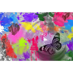 Obraz Butterfly Drops, 45 x 70 cm