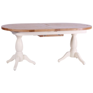 Rozkladací stôl 1,9 - 2,4m pre 6 - 8 osôb, 1900x1000x790 biela