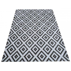 Kusový koberec Mono čierny, Velikosti 140x190cm