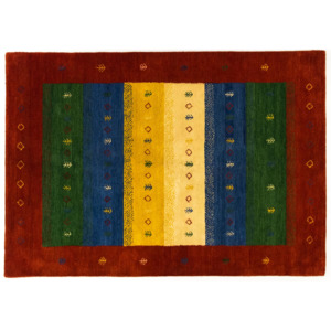 1,70 x 2,40 m - Vlnený koberec - Handtuft Gabbeh Multicolor